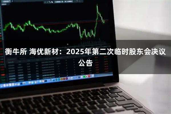 衡牛所 海优新材：2025年第二次临时股东会决议公告