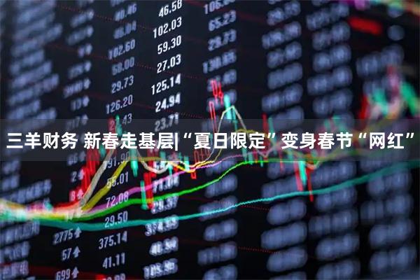 三羊财务 新春走基层|“夏日限定”变身春节“网红”