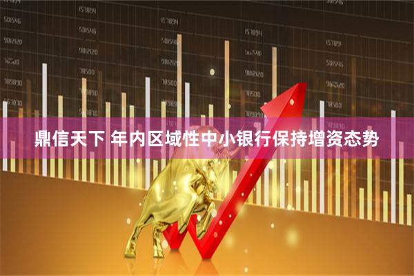 鼎信天下 年内区域性中小银行保持增资态势