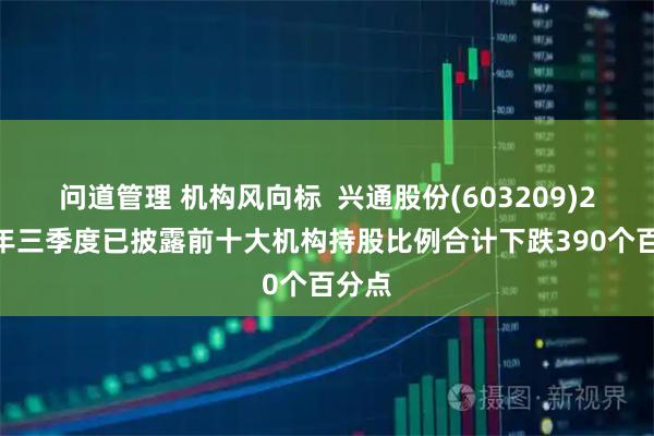 问道管理 机构风向标  兴通股份(603209)2025年三季度已披露前十大机构持股比例合计下跌390个百分点